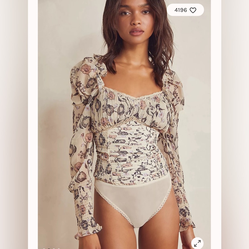 Free People Brunch Date Body Suit